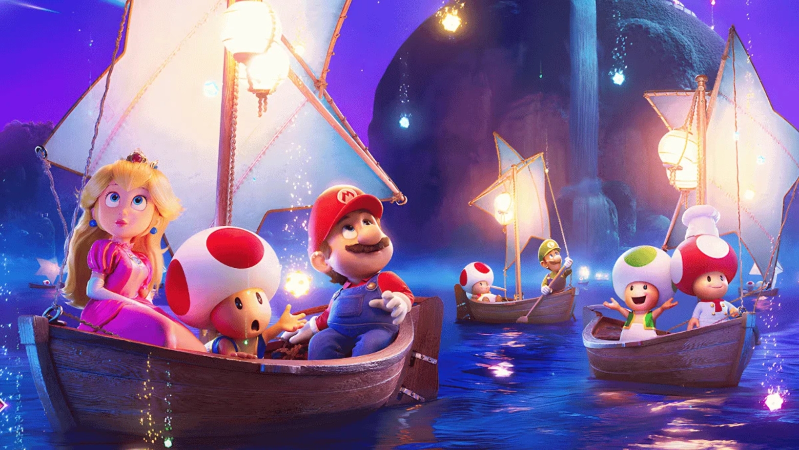 Film backdrop for Super Mario Galaxy: La Pelicula Esp
