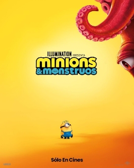 Póster de Cine para Minions Y Monstruos Esp