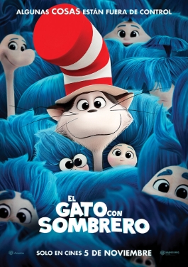 Póster de Cine para El Gato Con Sombrero Esp